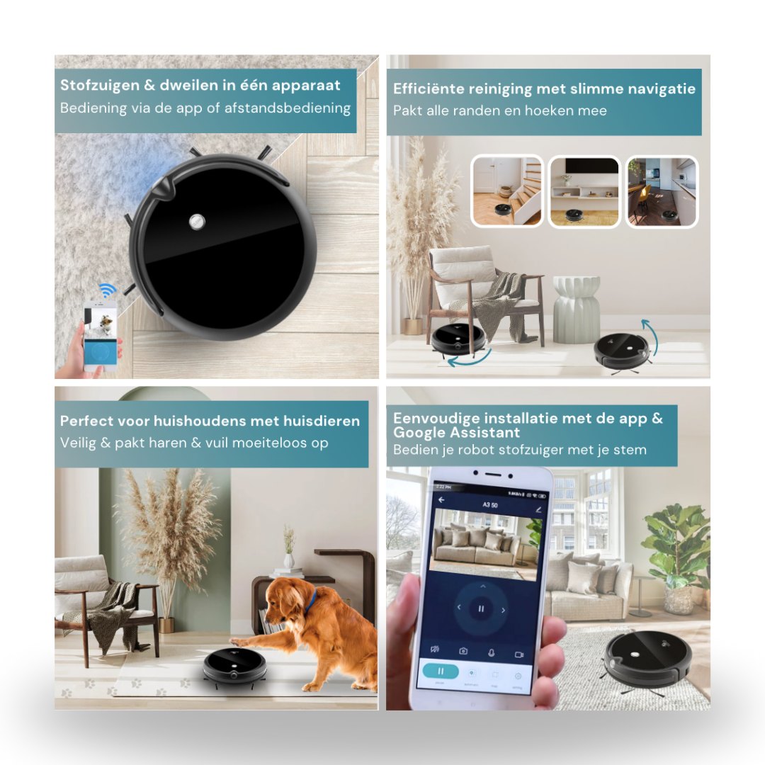 Bol.com listing set voor een robotstofzuiger